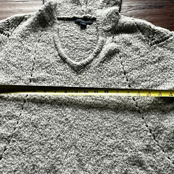 American Eagle - Soft Gray Hoodie Pullover Sweater - Picture 2 of 5